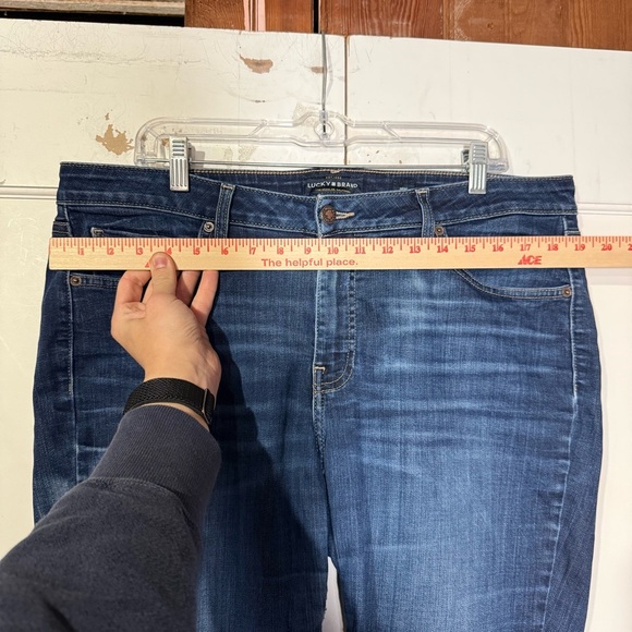 Lucky Brand Lolita Skinny Jeans Dark Wash Size 16W Blue Curvy Denim - Picture 3 of 12